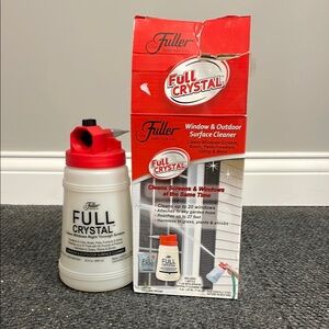 Fuller Brush Full Crystal Full Exterior cleaner TV Bottle Empty Window Household